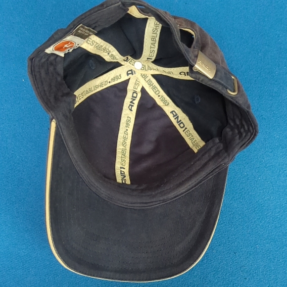 Two-Tone Cap with Orange Embroidery - Picture 2 of 3